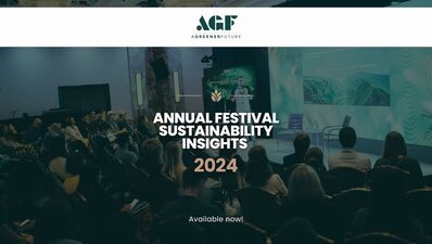 AGF Report Shows Festivals Going Plant Based & Increased Focus on Recycling