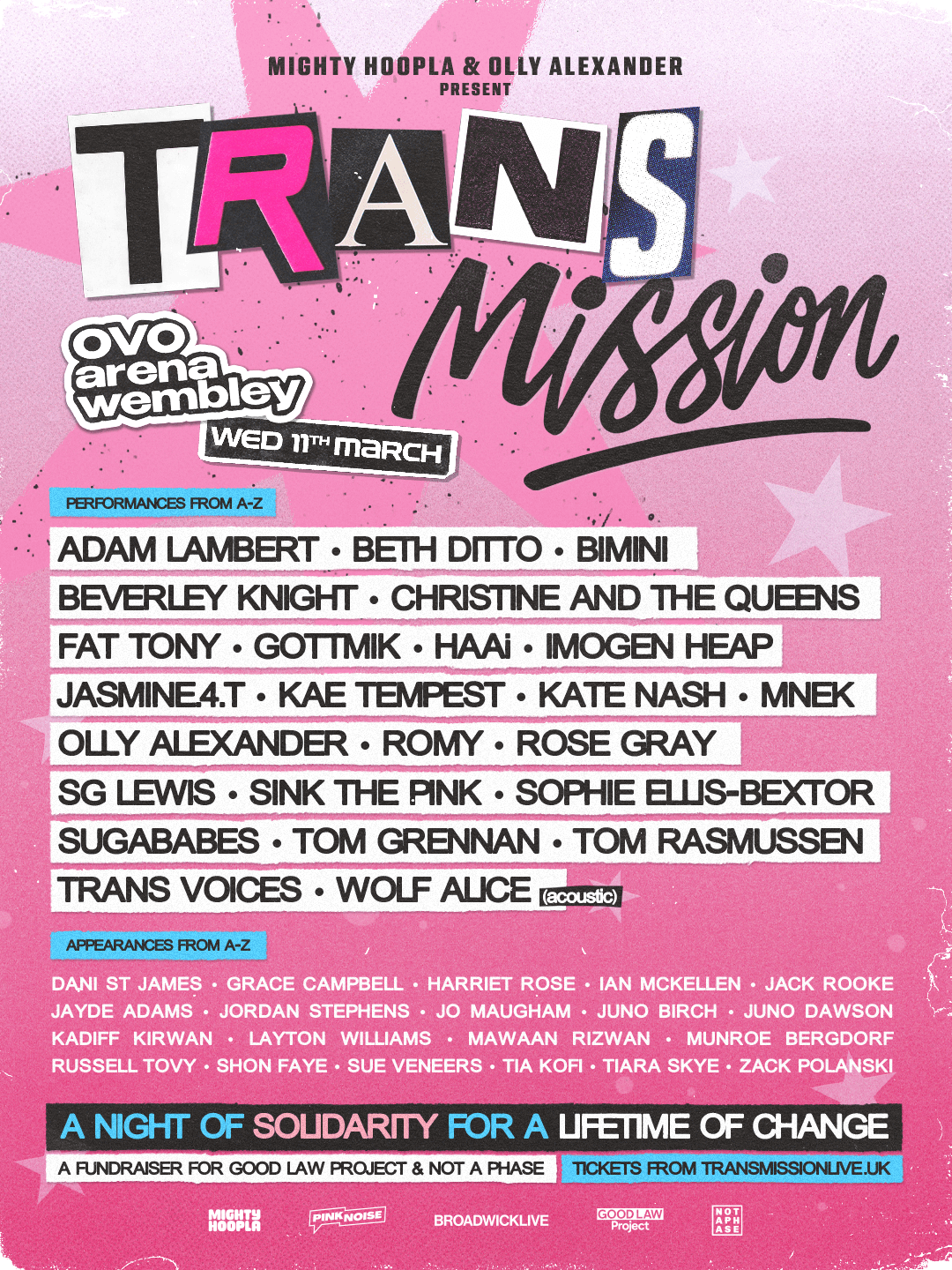Imogen Heap, Rose Gray, SG Lewis, HAAi and Sue Veneers Join The Line-Up For Trans Mission