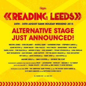 Reading & Leeds Festival 2015 Announce Alternative Stage