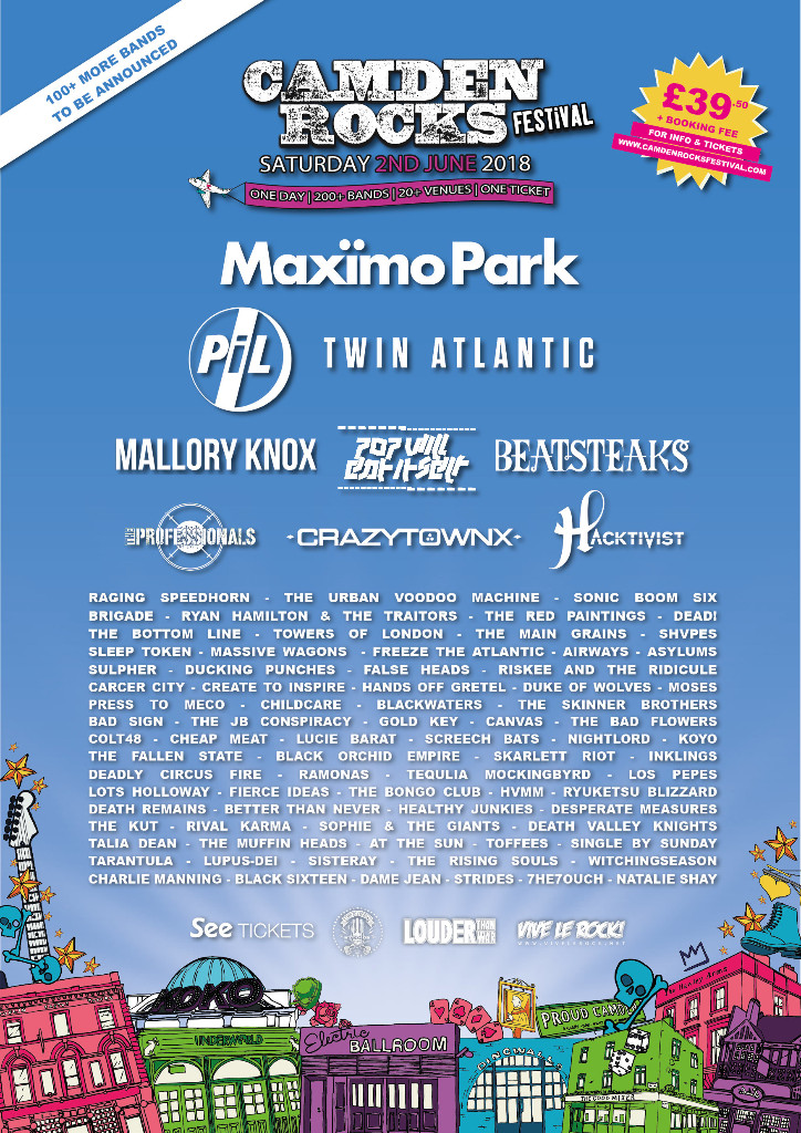 Camden Rocks Festival announces Mallory Knox