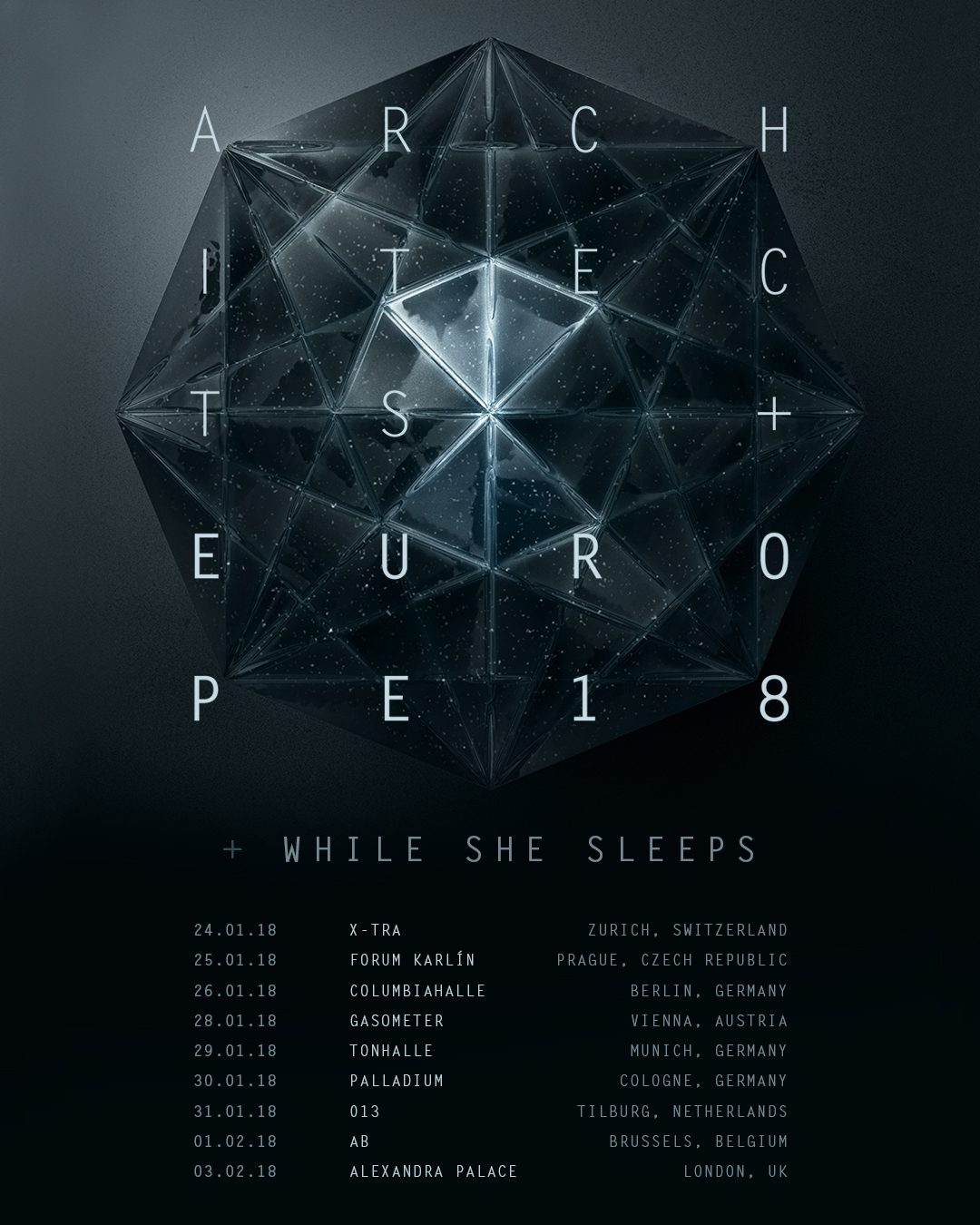 ARCHITECTS ANNOUNCE 2018 EUROPEAN TOUR