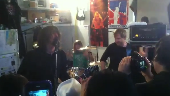 Watch Foo Fighters Play In Fan's Garage
