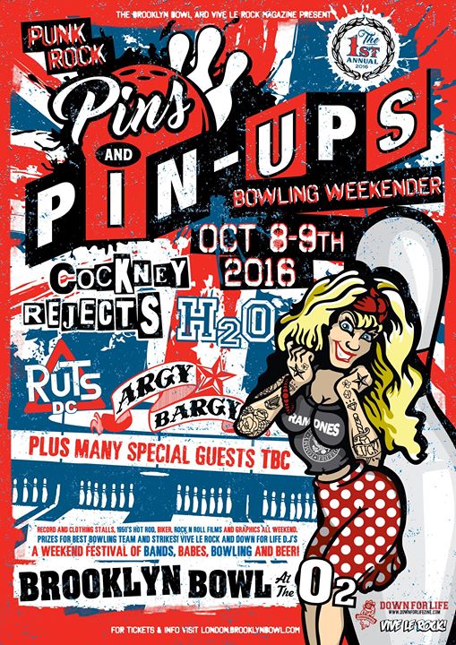 Punk Rock Pins and Pin-Ups Weekender at Brooklyn Bowl