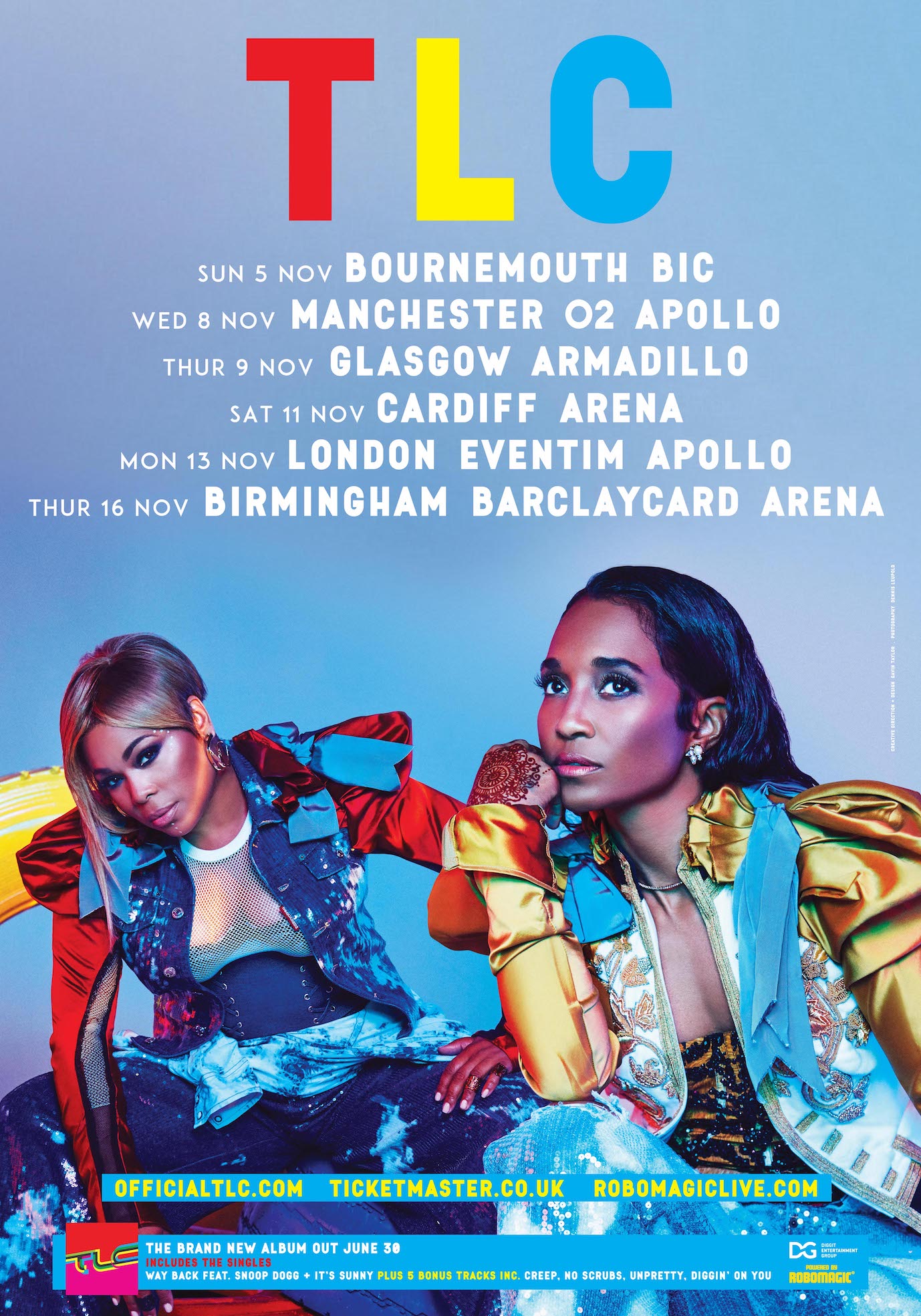 TLC announce first ever UK tour
