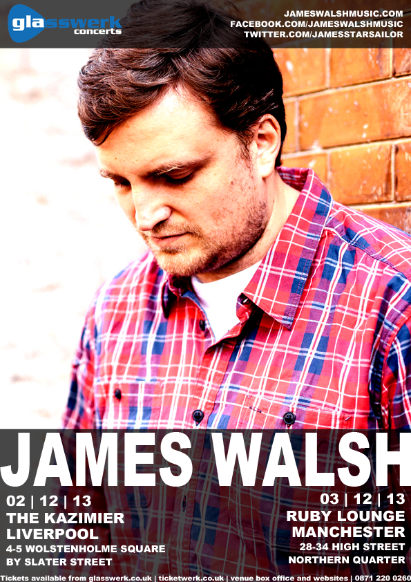 James Walsh Announces Tour Dates
