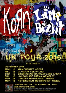 KORN & LIMP BIZKIT announce UK tour