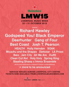 Liverpool Music Week 2015 Reveals Final Line Up
