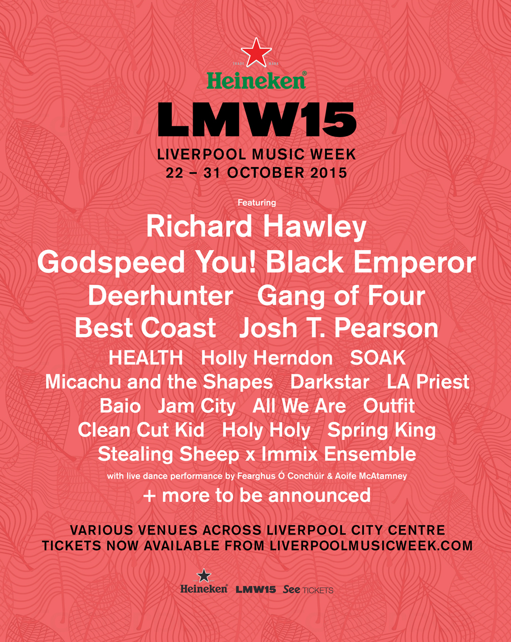 Liverpool Music Week 2015 Reveals Final Line Up