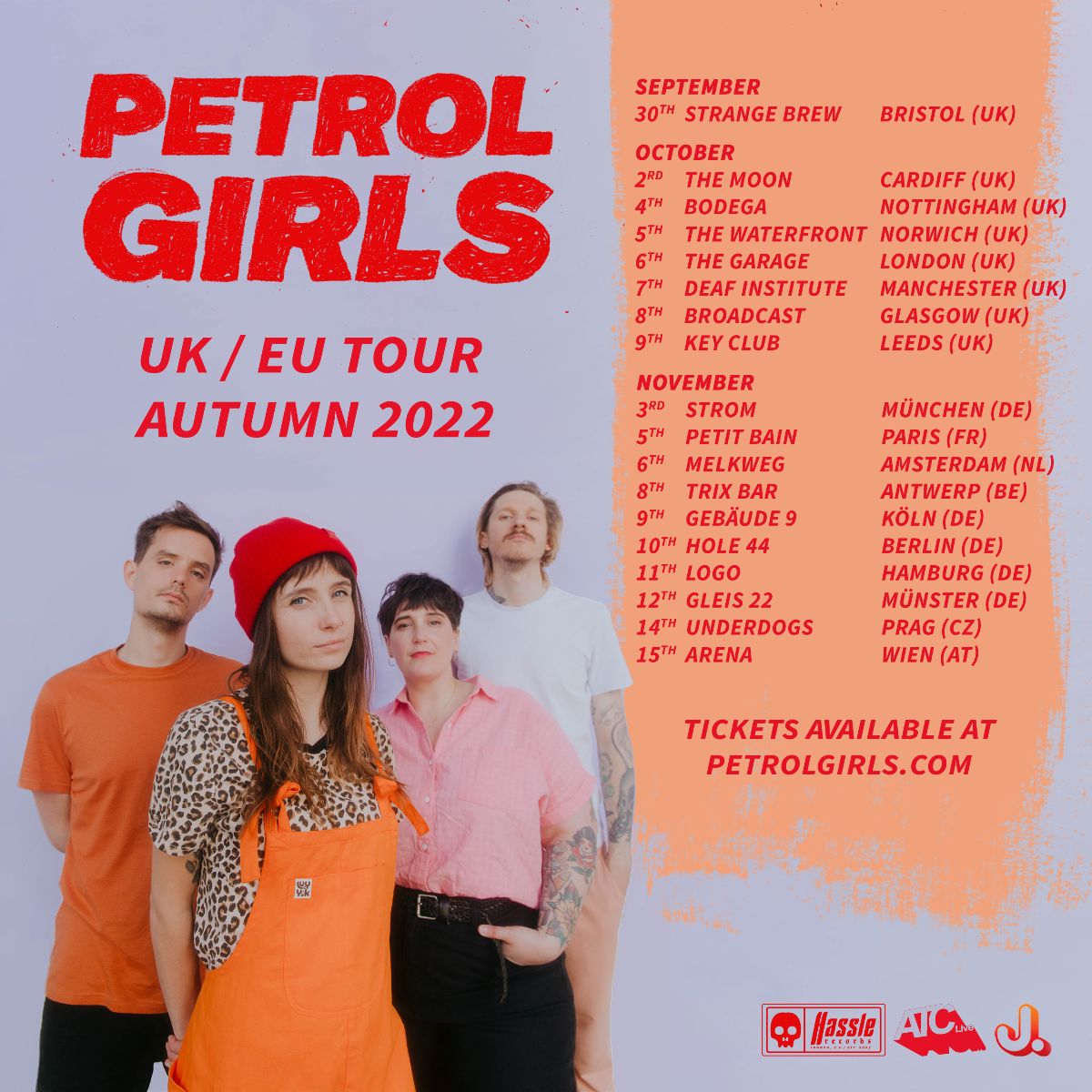 Petrol Girls announce UK & European headline tour