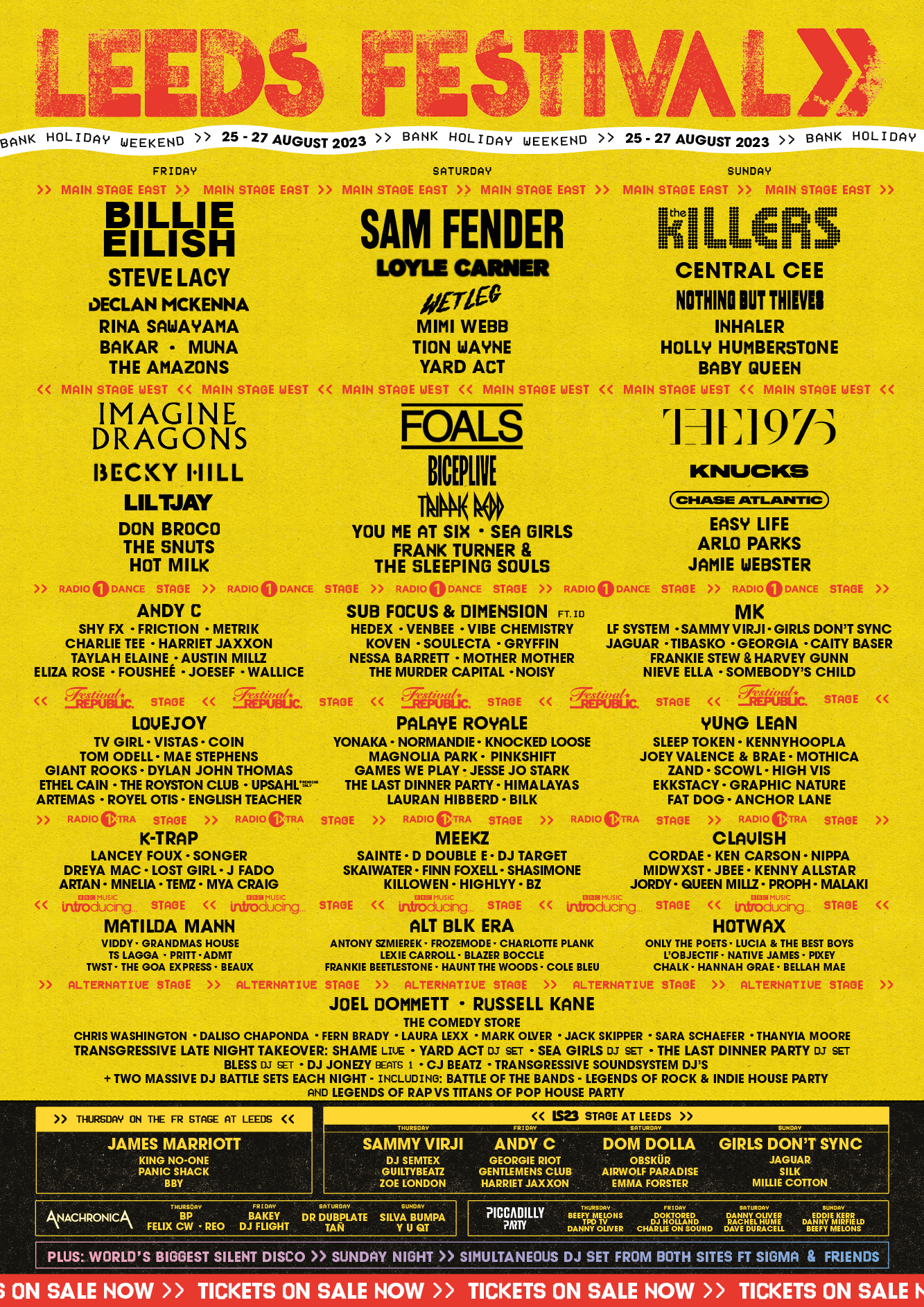 ONE MONTH TO GO UNTIL READING & LEEDS FESTIVAL 