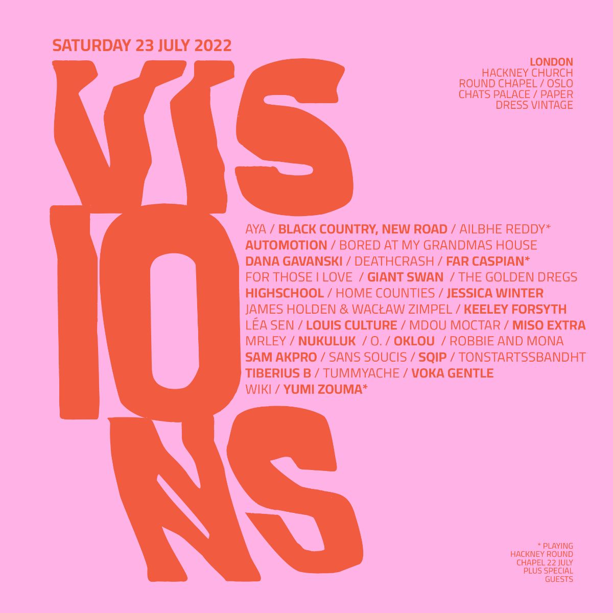 VISIONS Festival 2022 Announces Final Music Acts + Dog Show