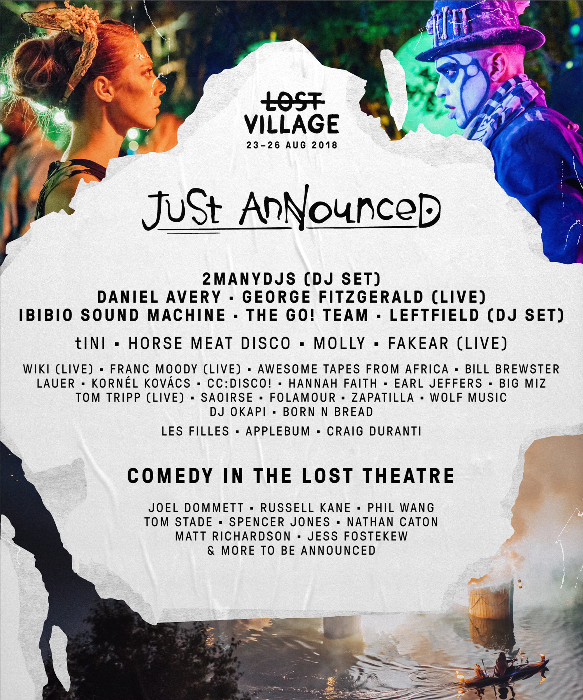 Lost Village Festival More Music & Comedy Lineup Announced