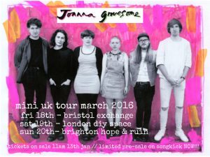 Joanna Gruesome Announce Short UK Tour