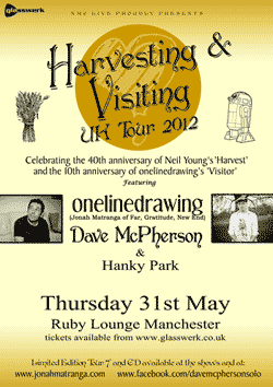 Harvest Tour - OneLineDrawing and Dave Mcpherson - Manchester