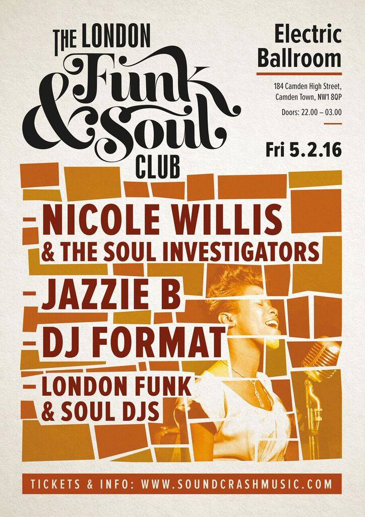 Win Tickets To The London Funk & Soul Club 5th Feb 2016