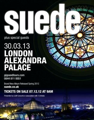 Suede To Play One Off Ally Pally Show In 2013