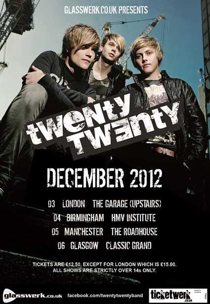 Twenty Twenty December Tour Dates Announced