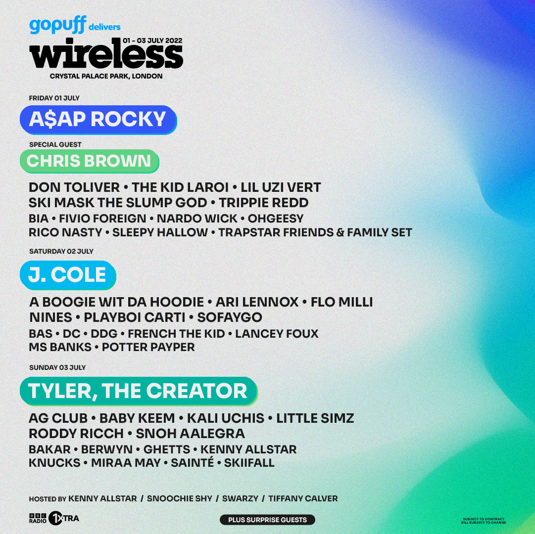 WIRELESS FESTIVAL 2022 ADDS WIZKID, A BOOGIE WIT DA HOODIE AND NINES TO LINE-UP